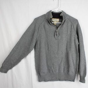 L/S Arizona Gray Sweater with Zipper